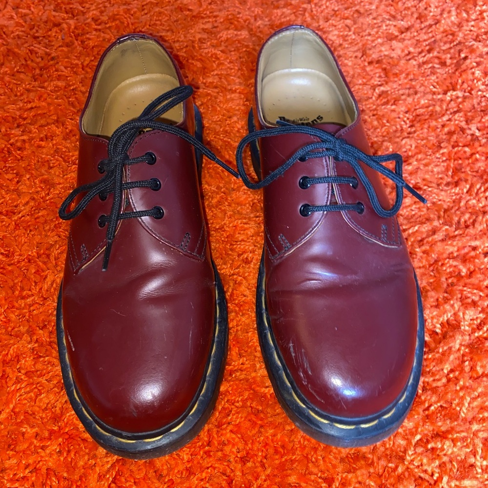 Cherry Red Doc Marten Shoes